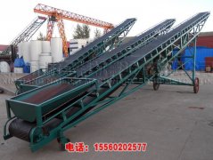 DY可移動可升降的皮帶機、3臺移動升降皮帶機裝車發貨重慶大渡口